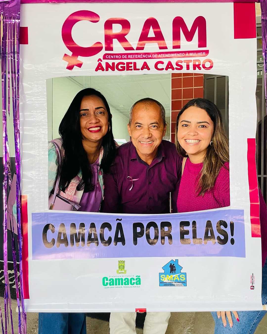 Camacã: Prefeitura de Camacã lança a campanha Agosto Lilás e dá posse ao Conselho Municipal de Defesa dos Direitos das Mulheres.
